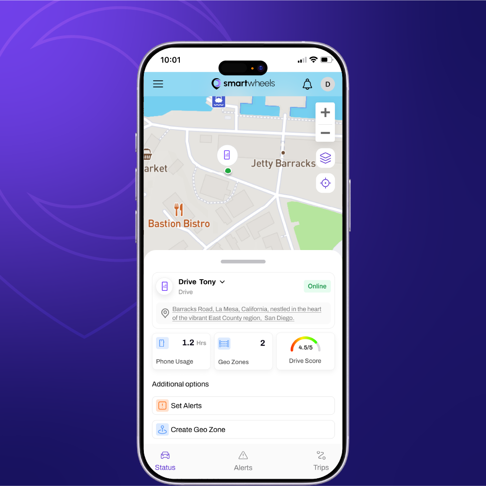 SmartWheels Drive - Smartphone - Based GPS Tracker